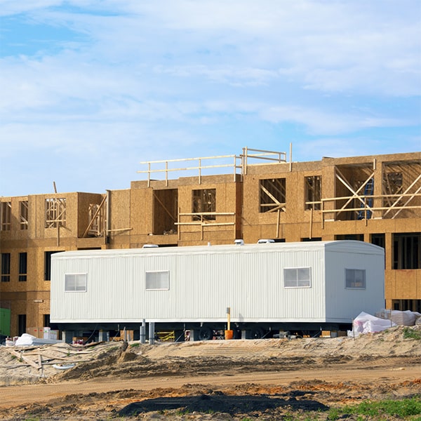 our construction site office trailers can be customized to include specific features or amenities